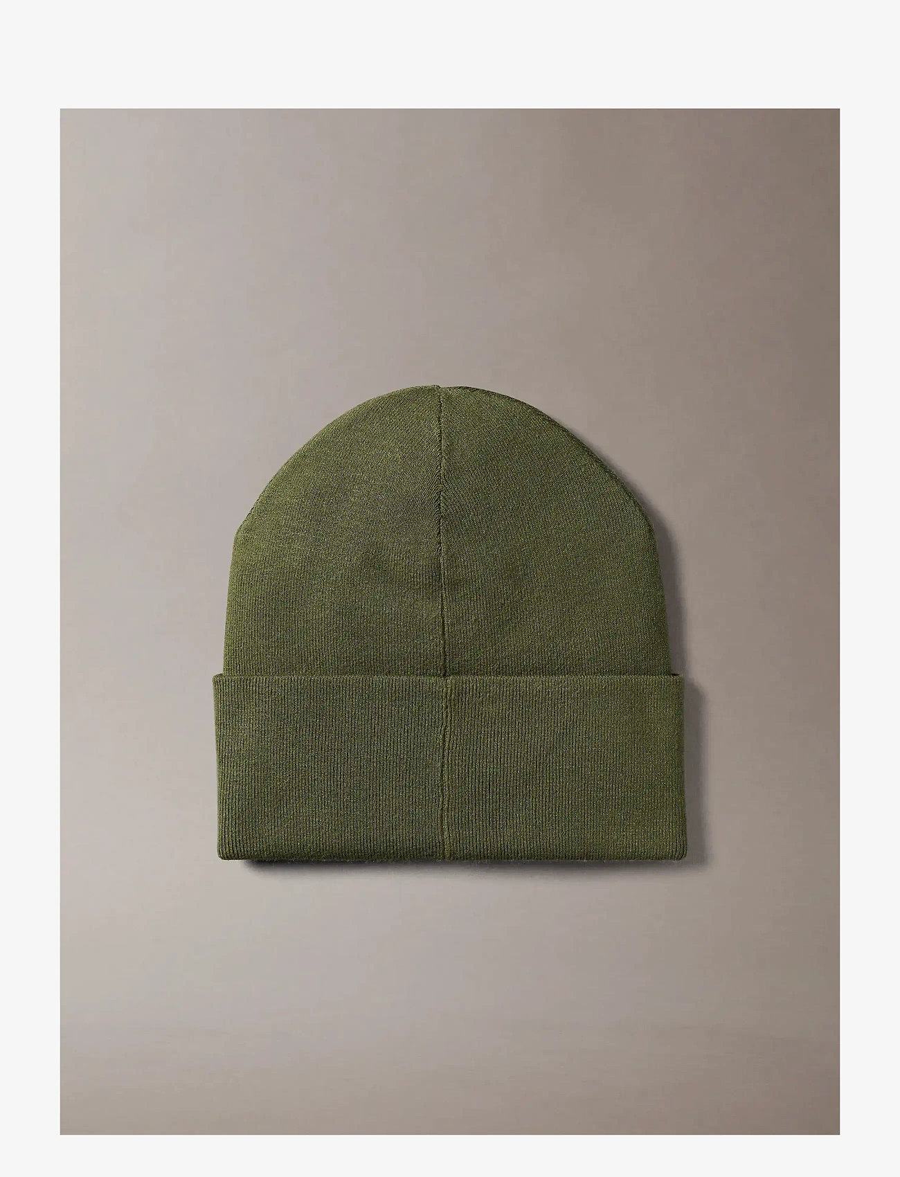 Calvin Klein - MONOLOGO PATCH BEANIE - shop by occasion - thyme - 1