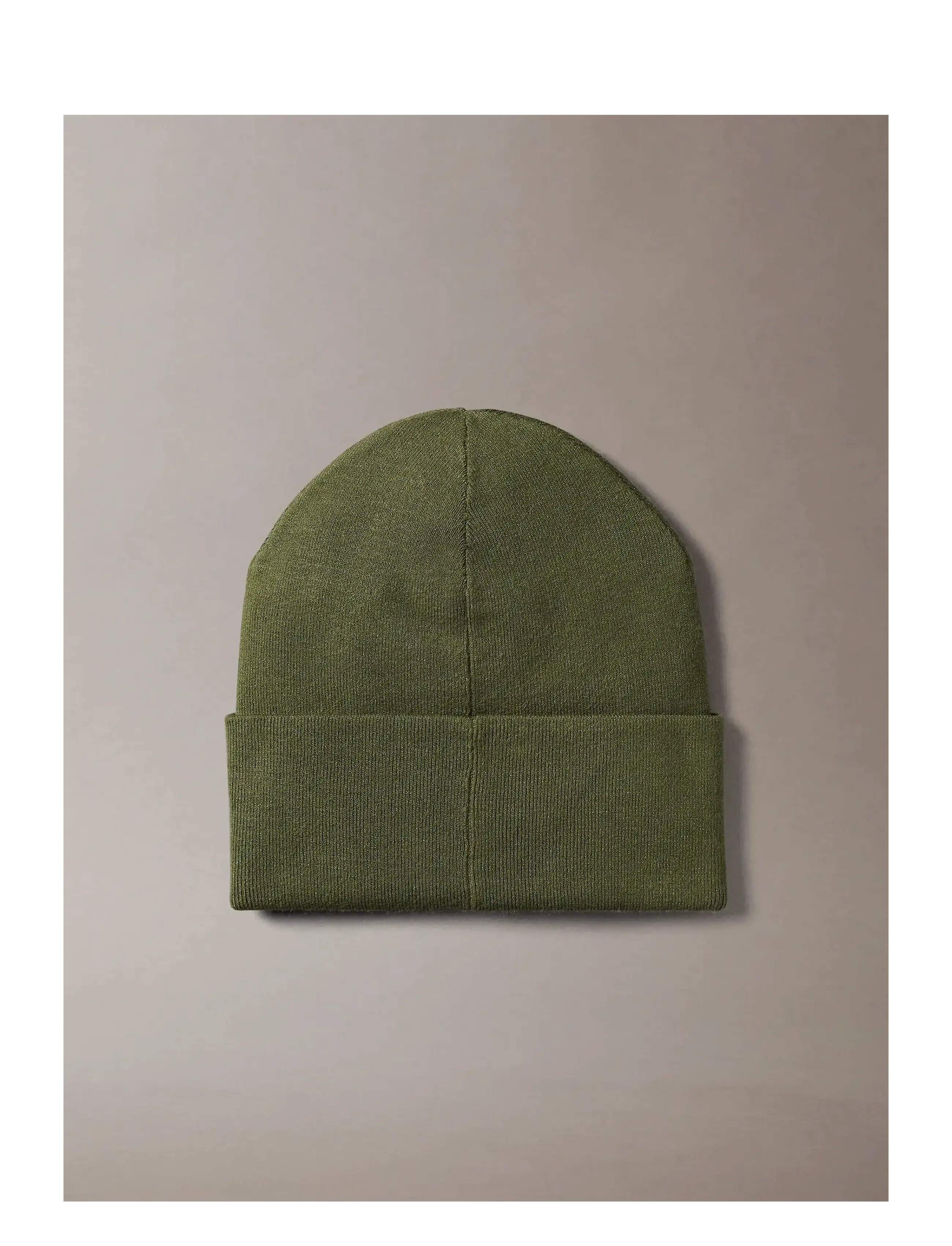 Calvin Klein - MONOLOGO PATCH BEANIE - accessories - thyme - 1