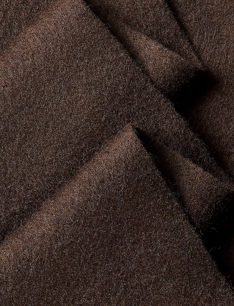 Calvin Klein - LEATHER PATCH WOOL MW SCARF - halsdukar - delicioso - 1