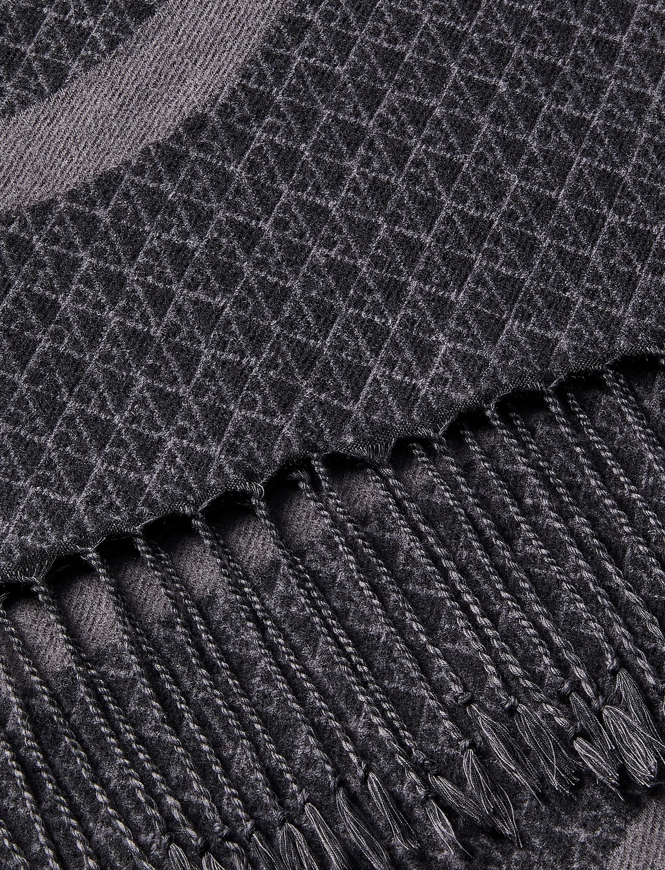 Calvin Klein - AOP BOLD LOGO WOVEN SCARF - black  iron gate - 1