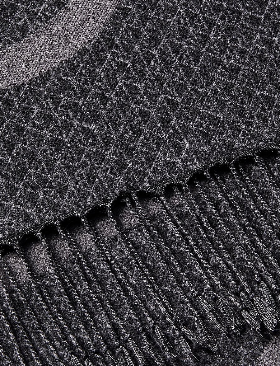 Calvin Klein - AOP BOLD LOGO WOVEN SCARF - black iron gate - 1