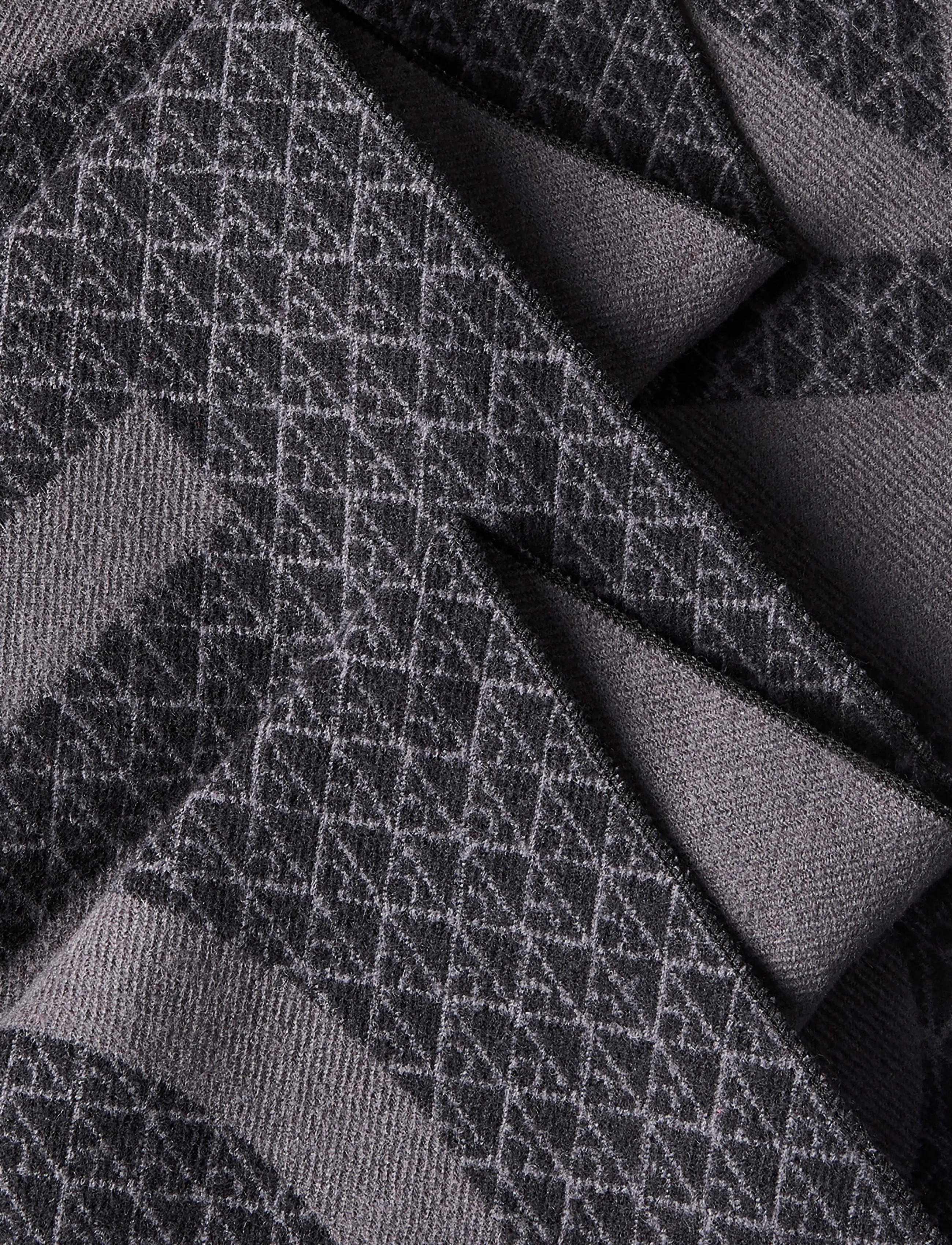 Calvin Klein - AOP BOLD LOGO WOVEN SCARF - black  iron gate - 2