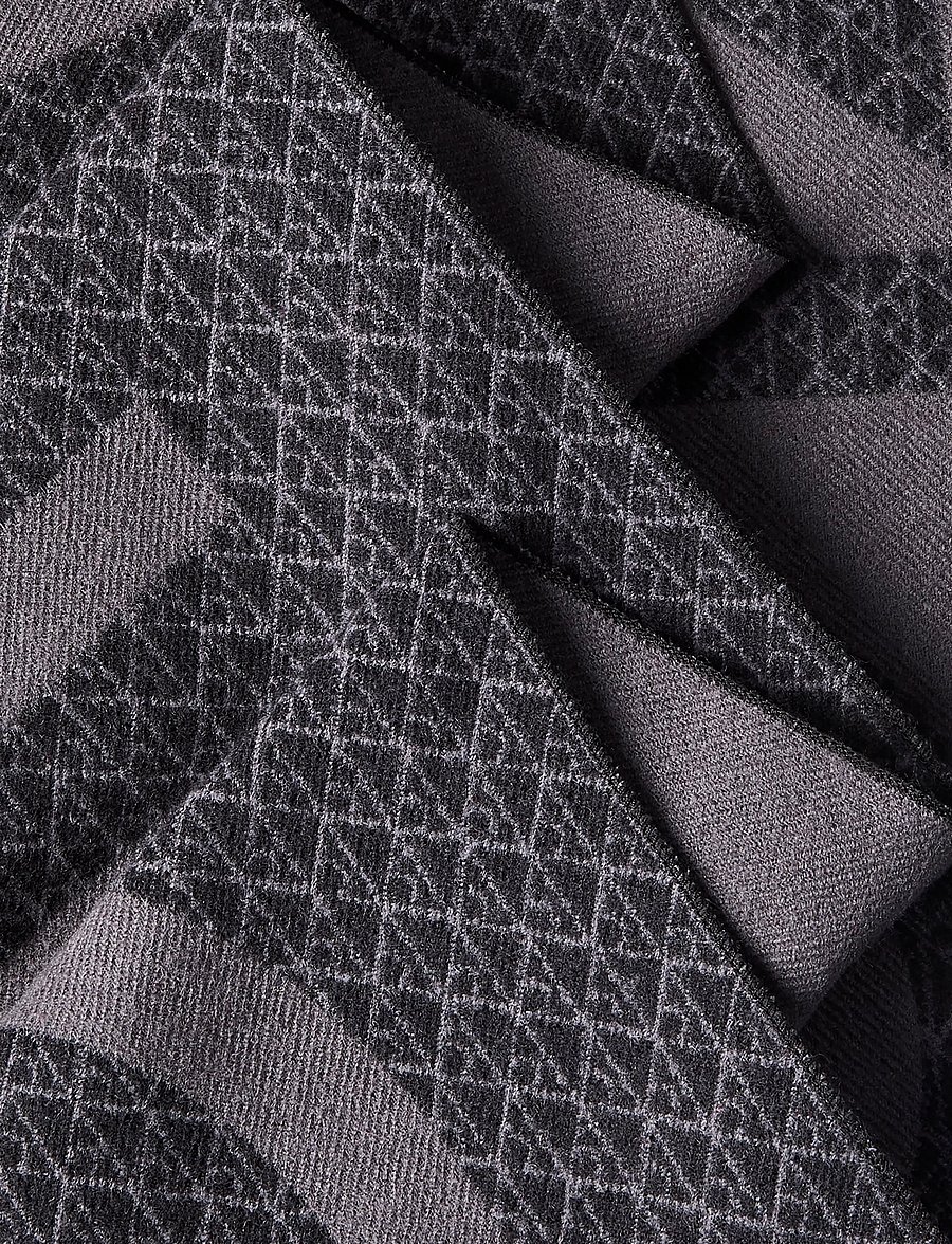 Calvin Klein - AOP BOLD LOGO WOVEN SCARF - black iron gate - 2
