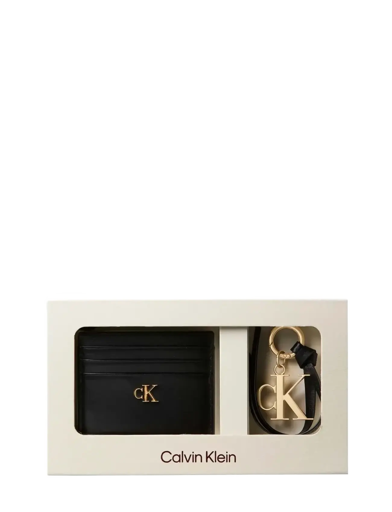 Calvin Klein CK CARDCASE + CK KEY FOB - Bags - BLACK / black