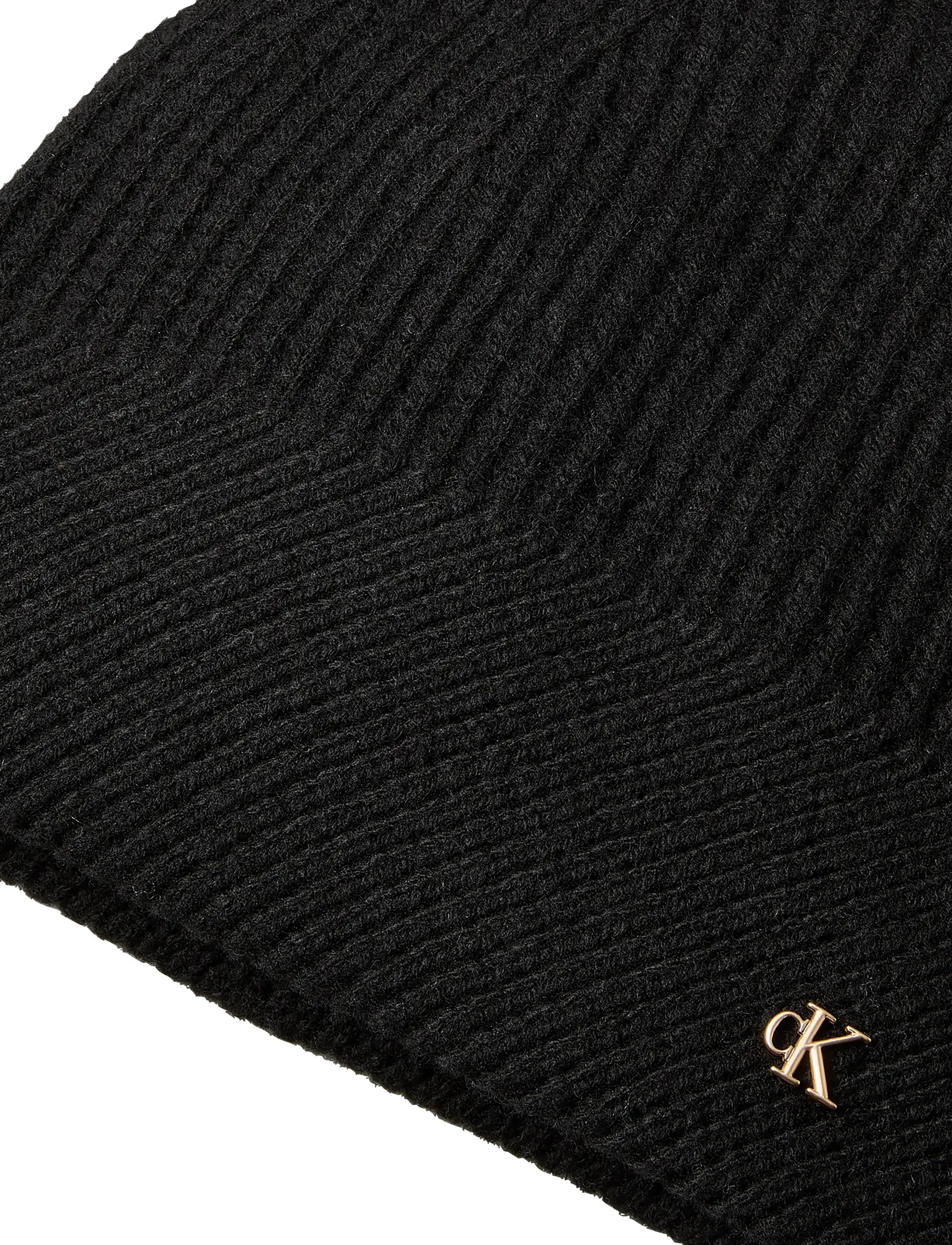 Calvin Klein - CK METAL BEANIE + SCARF GIFTSET - halstørklæder - black - 1