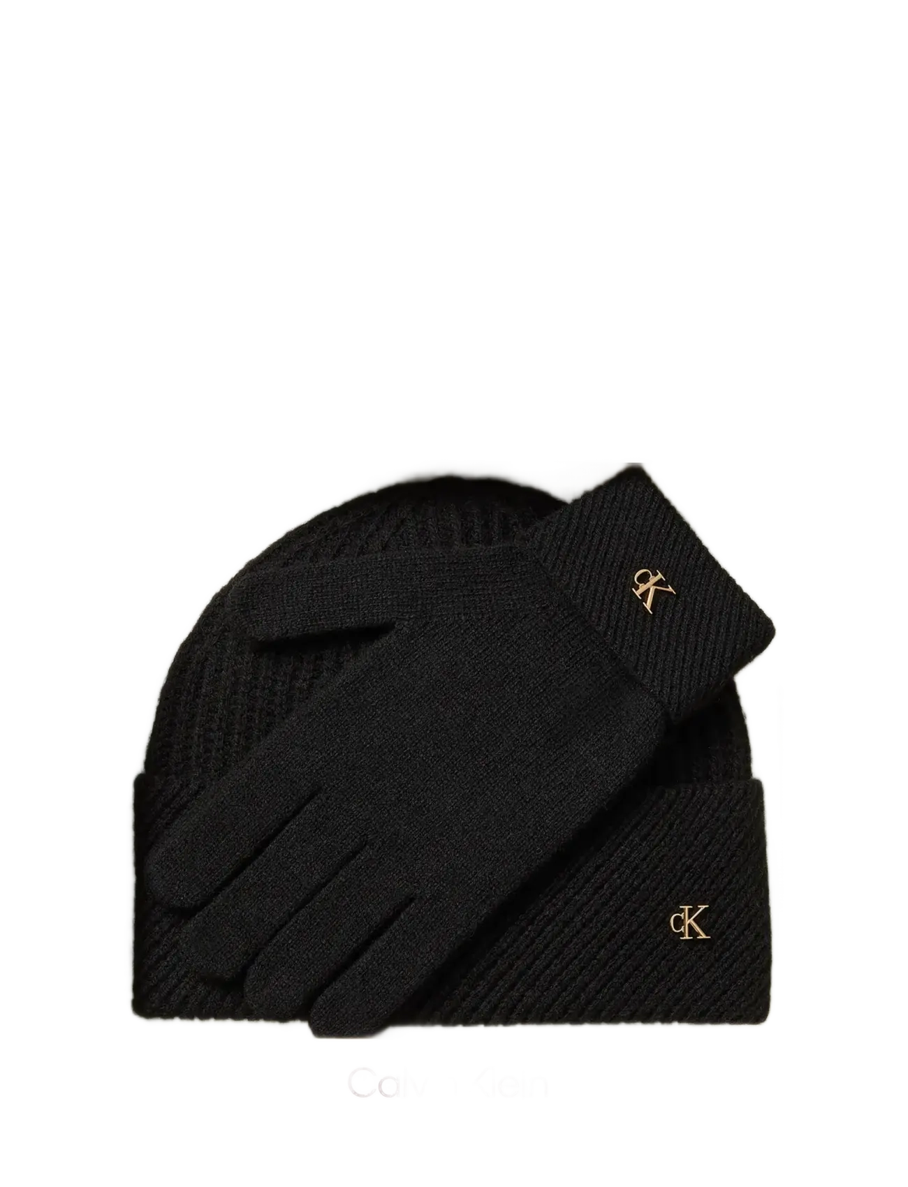Calvin Klein Ck Metal Beanie+Gloves Giftset mössor dam – bild 2