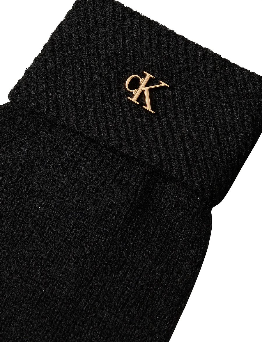 Calvin Klein - CK METAL BEANIE+GLOVES GIFTSET - sõrmikud - black - 3