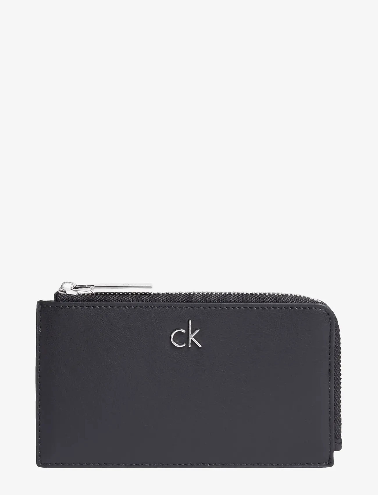Calvin Klein - CK RE-LOCK LG CC HOLDER W L ZIP - kortholdere - black - 0