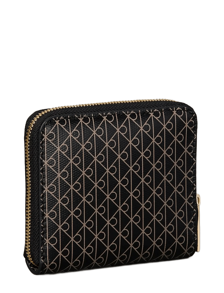 Calvin Klein - EMBLEM AOP SQUARE ZIP AROUND - rahakotid - black aop - 1