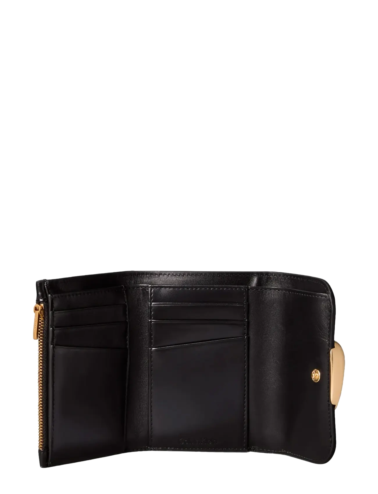 Calvin Klein - HARDWARE TRIFOLD WITH ZIP POCKET - black - 2