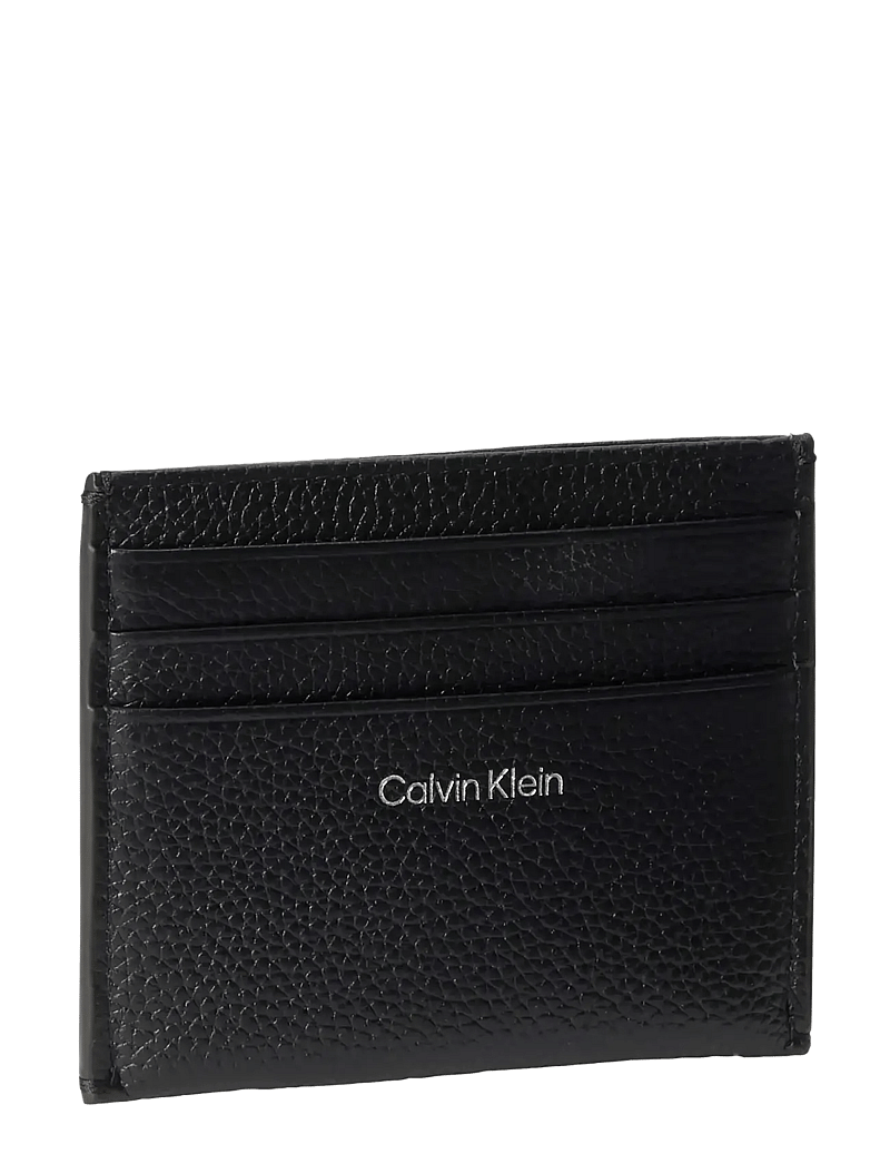 Calvin Klein - EMBLEM HW PEBBLE CARDHOLDER - kartenetuis - black - 1