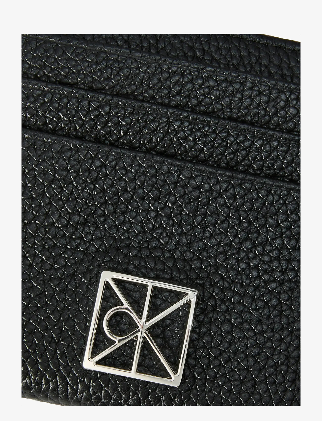Calvin Klein - EMBLEM HW PEBBLE CARDHOLDER - kortholdere - black - 2