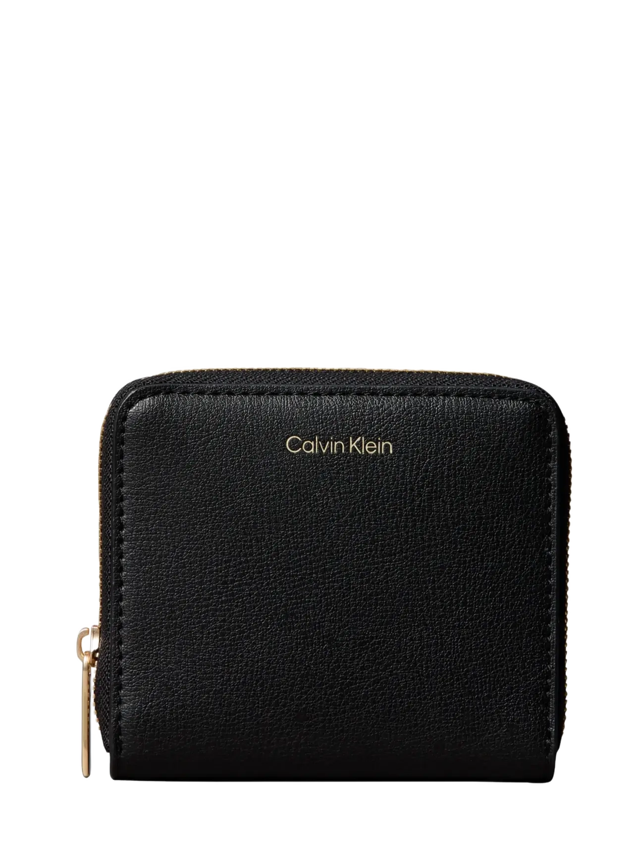 CALVIN KLEIN Foil Logo Medium Zip Around Beige - One Size - Damen