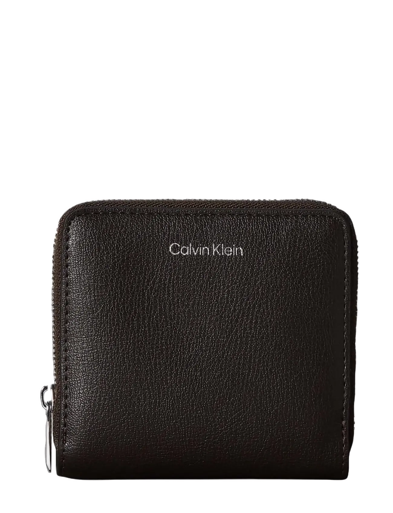 Calvin Klein FOIL LOGO MEDIUM ZIP AROUND - Kotid - DELICIOSO / brown