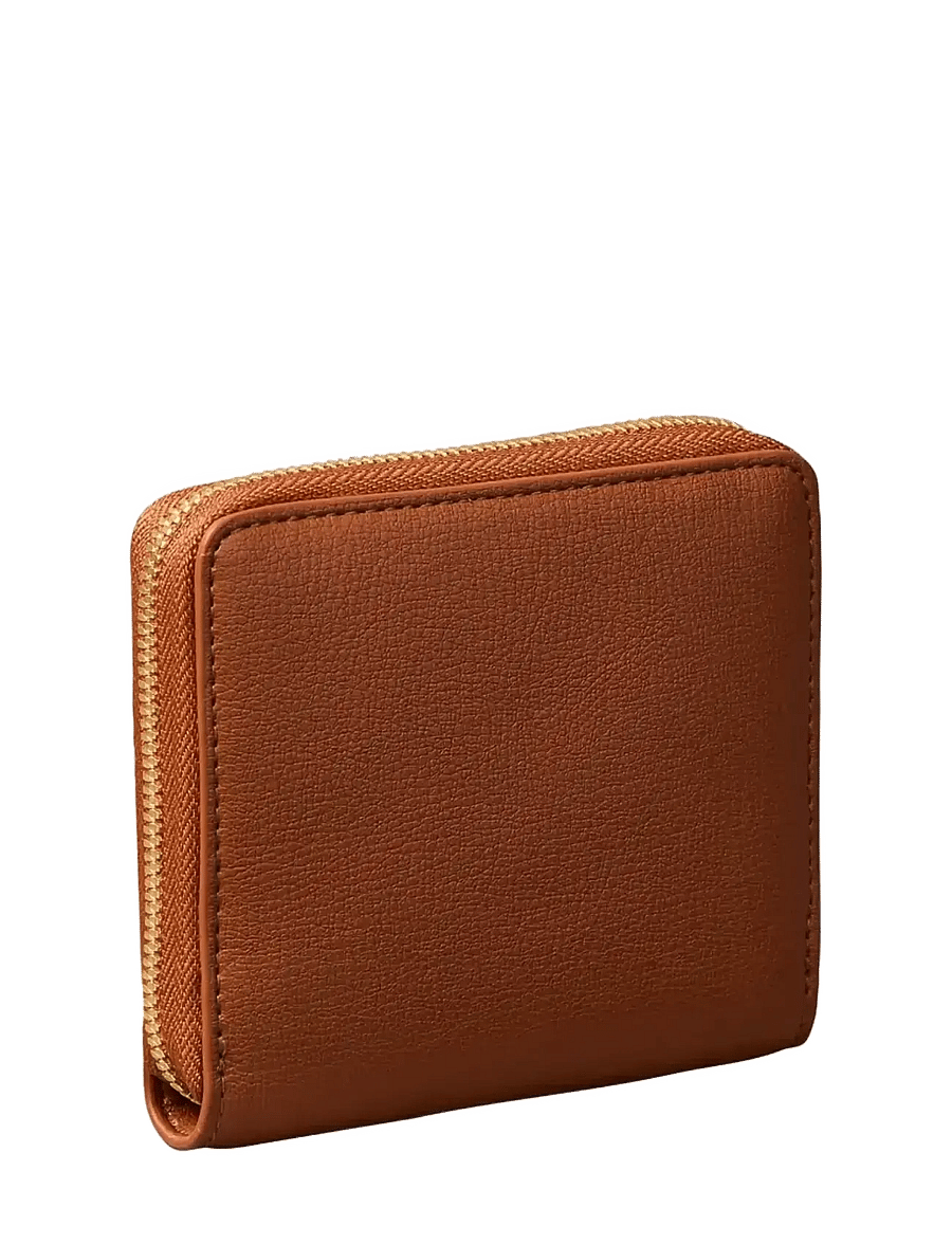 Calvin Klein - FOIL LOGO MEDIUM ZIP AROUND - rahakotid - natural umber - 1