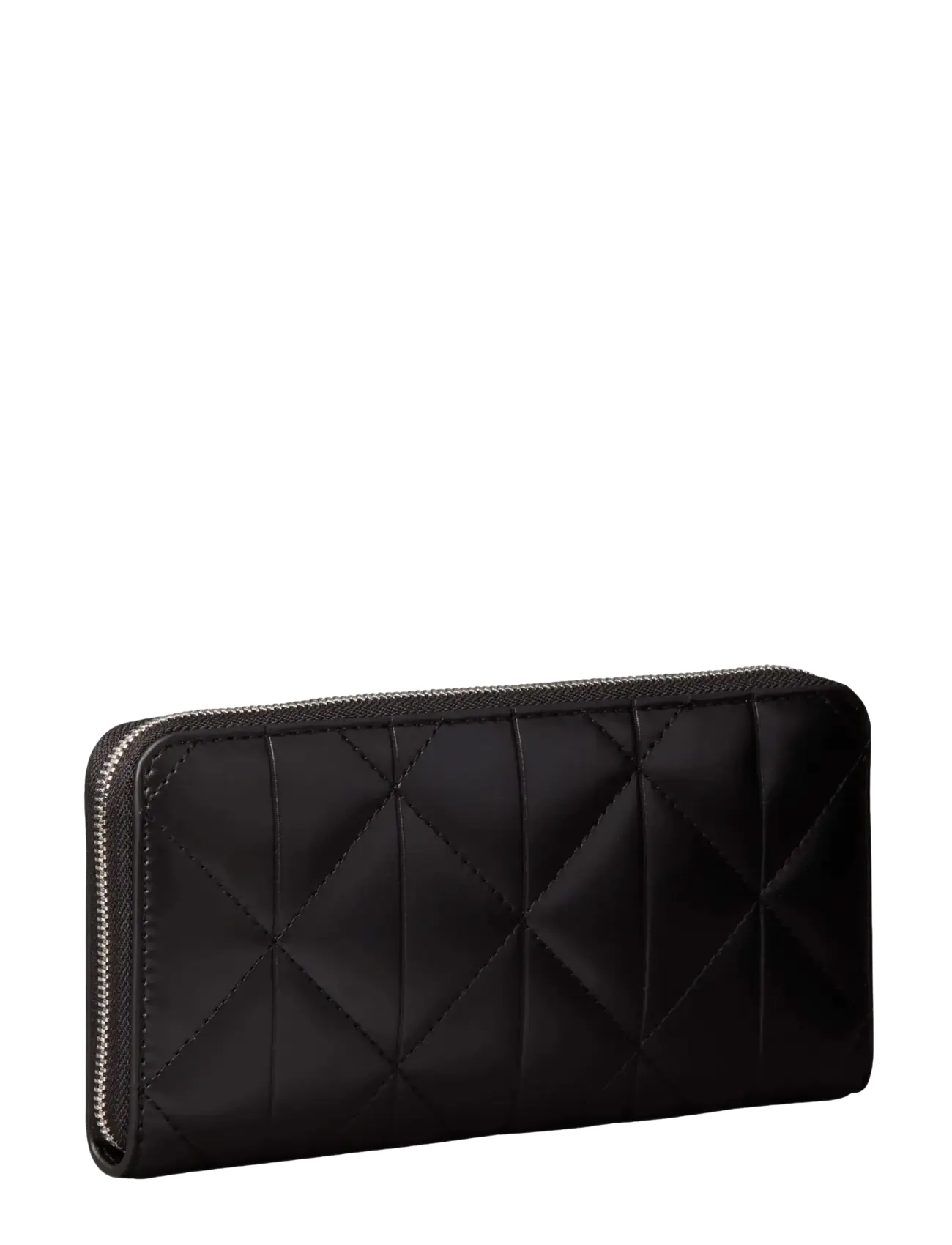 Calvin Klein - QUILTED LONG ZIP AROUND - black - 1