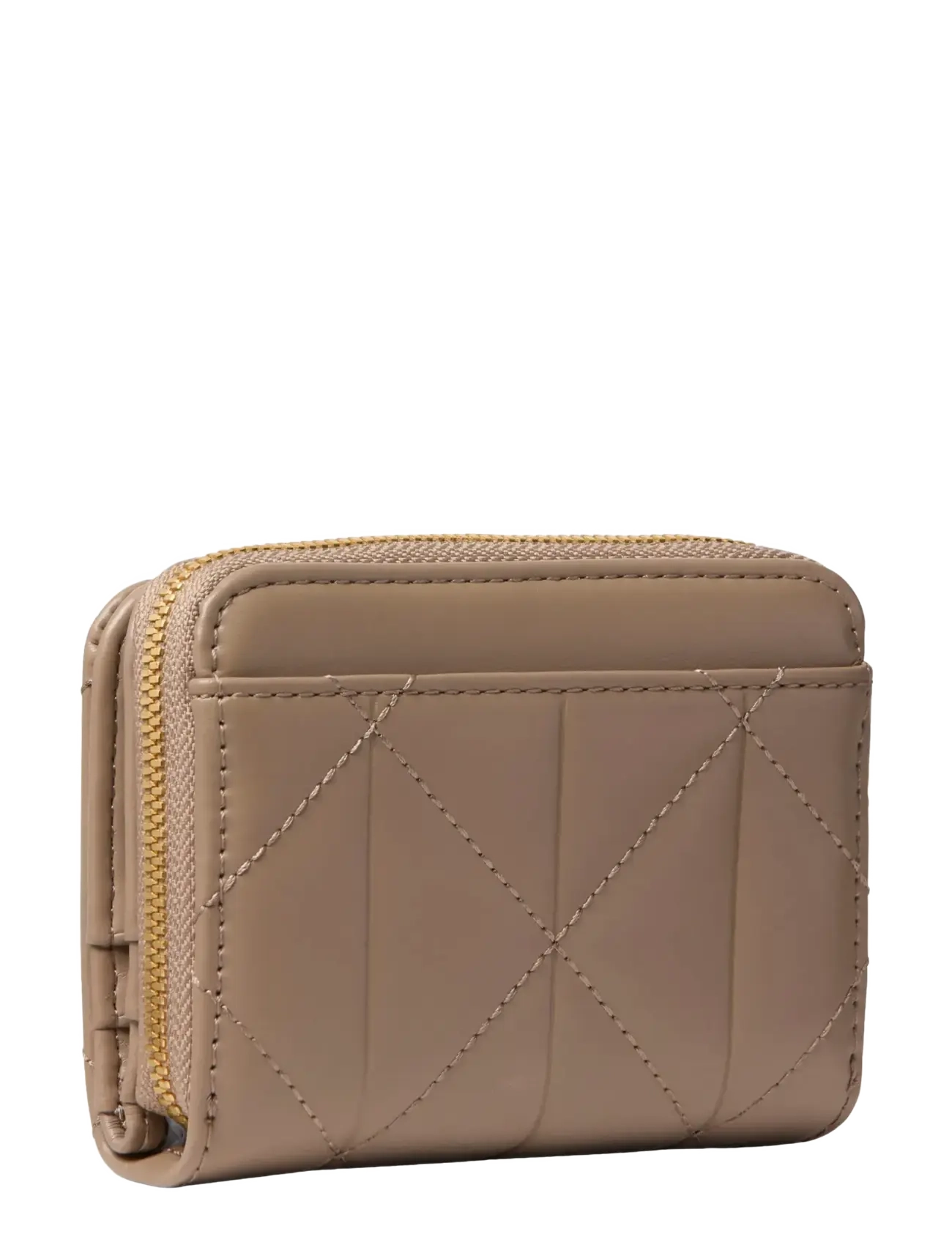 Calvin Klein - QUILTED FLAP ZIP AROUND - plånböcker - desert taupe - 1