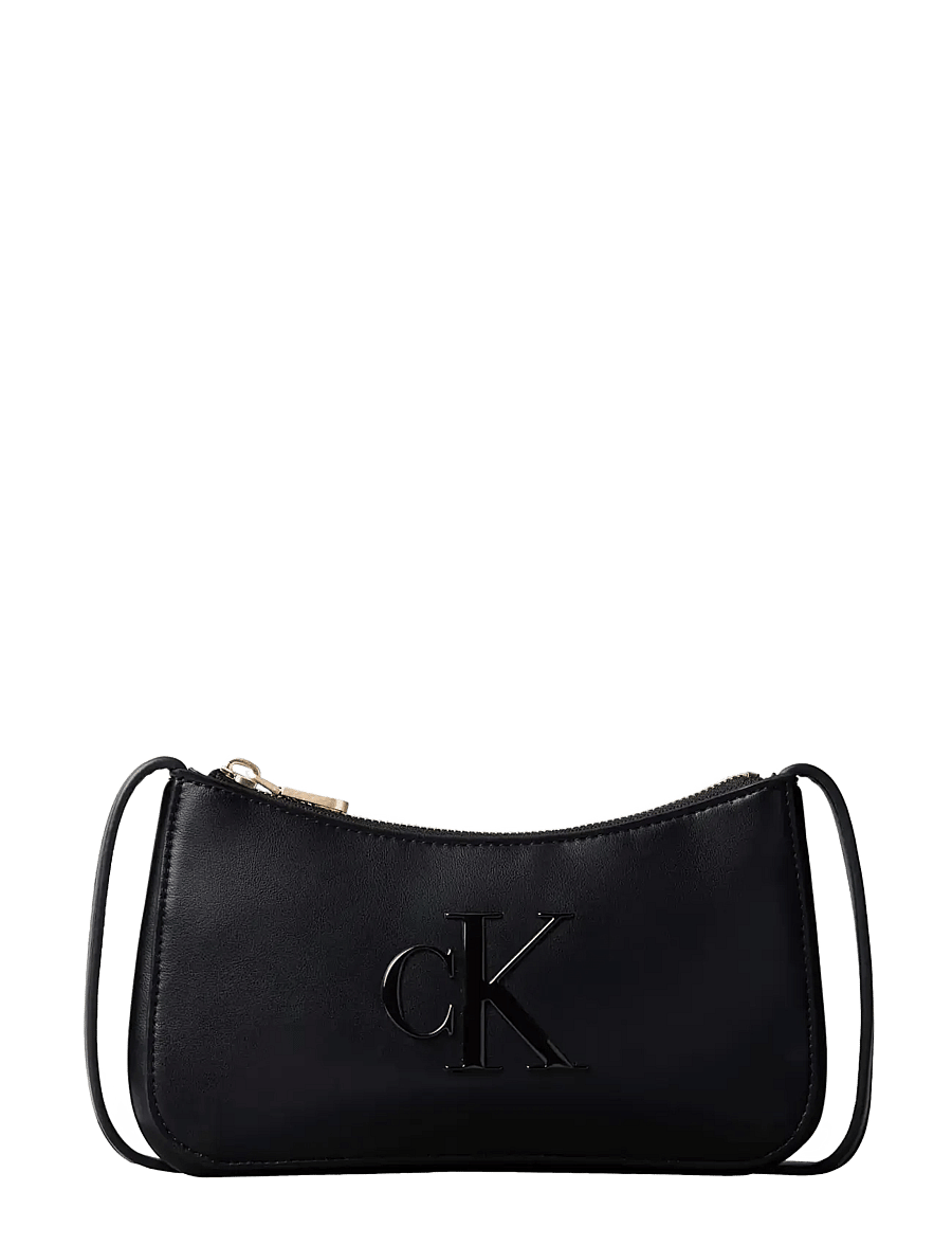 Calvin Klein - BOLD CK MINI BAG - skuldertasker - black - 1