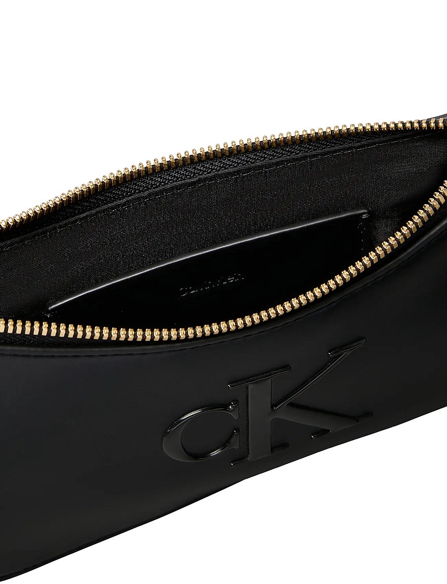 Calvin Klein - BOLD CK MINI BAG - skuldertasker - black - 3