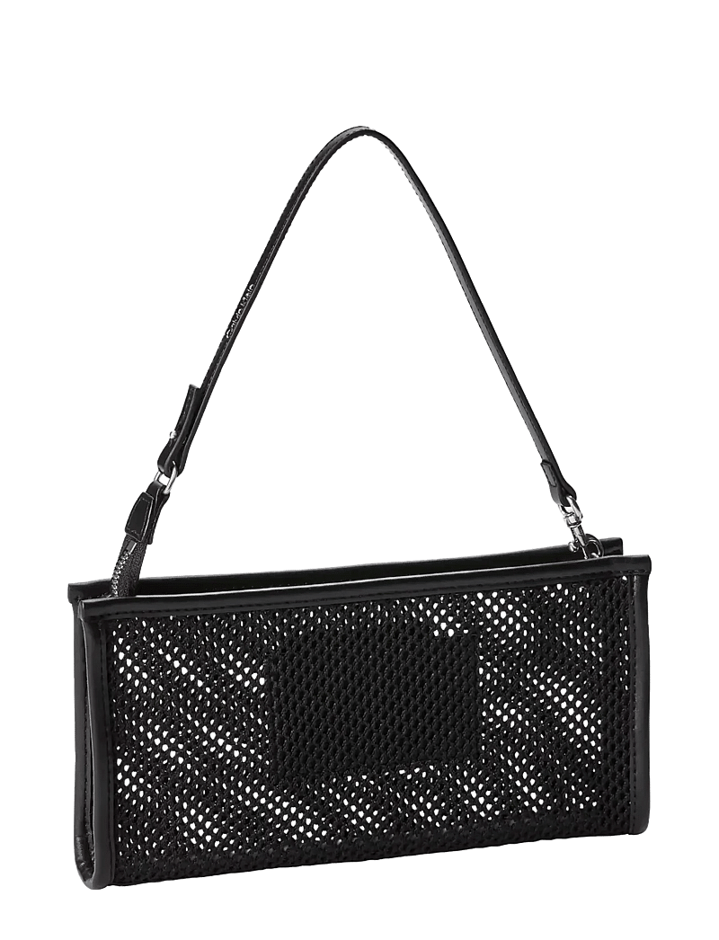 Calvin Klein - EMBLEM MESH CONVERTIBLE POUCH - alltags-style - black - 1