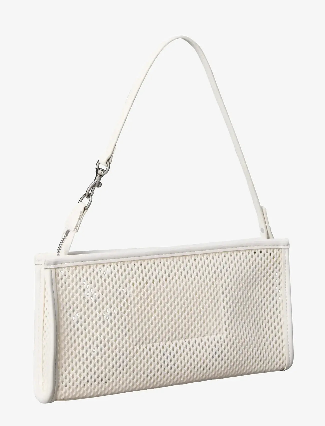 Calvin Klein - EMBLEM MESH CONVERTIBLE POUCH - igapäevane stiil - white alyssum - 1