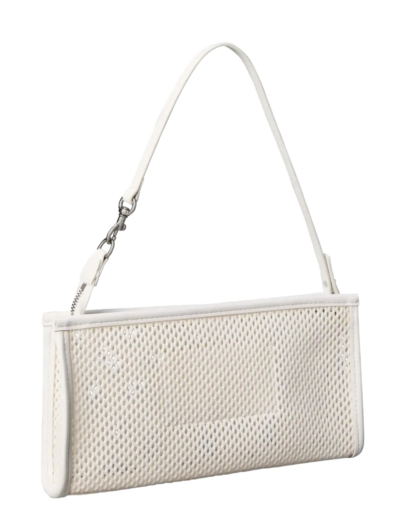Calvin Klein - EMBLEM MESH CONVERTIBLE POUCH - everyday style - white alyssum - 1