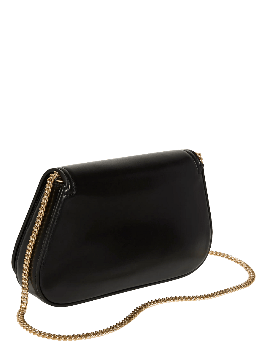 Calvin Klein - CK CURVED WALLET ON CHAIN - portemonnaies - black - 1