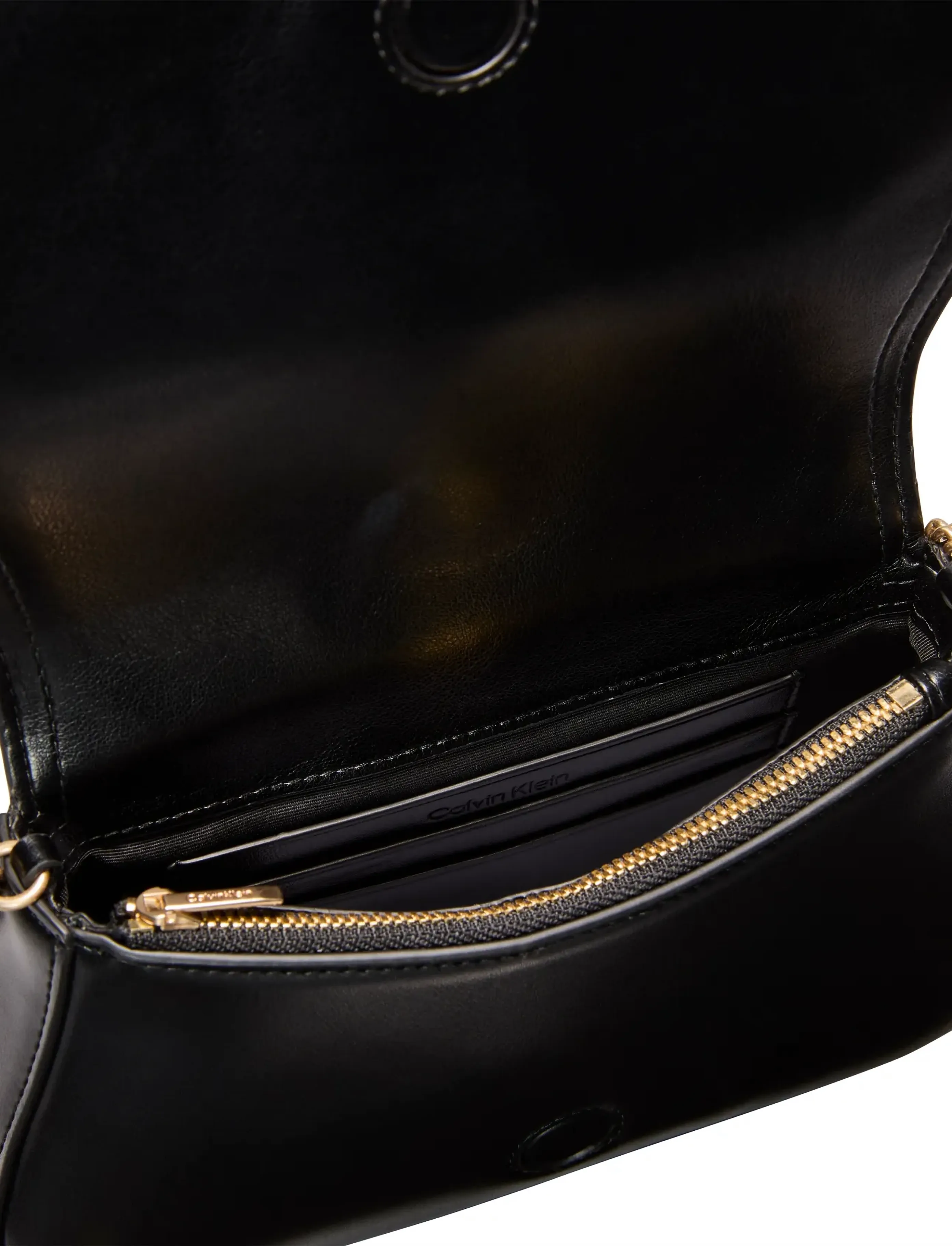 Calvin Klein - CK CURVED WALLET ON CHAIN - naudas maki - black - 2