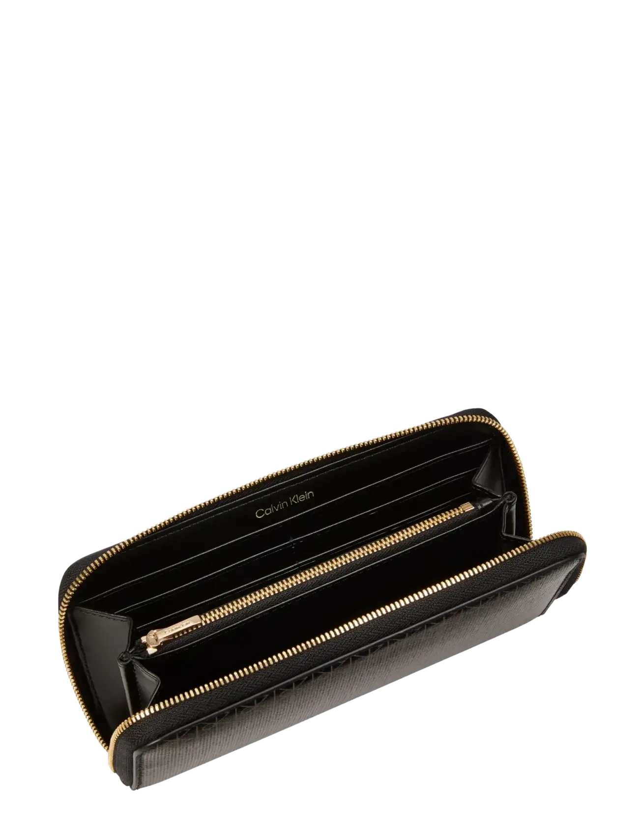 Calvin Klein - EMBLEM AOP LONG ZIP AROUND - wallets - black desert taupe - 2