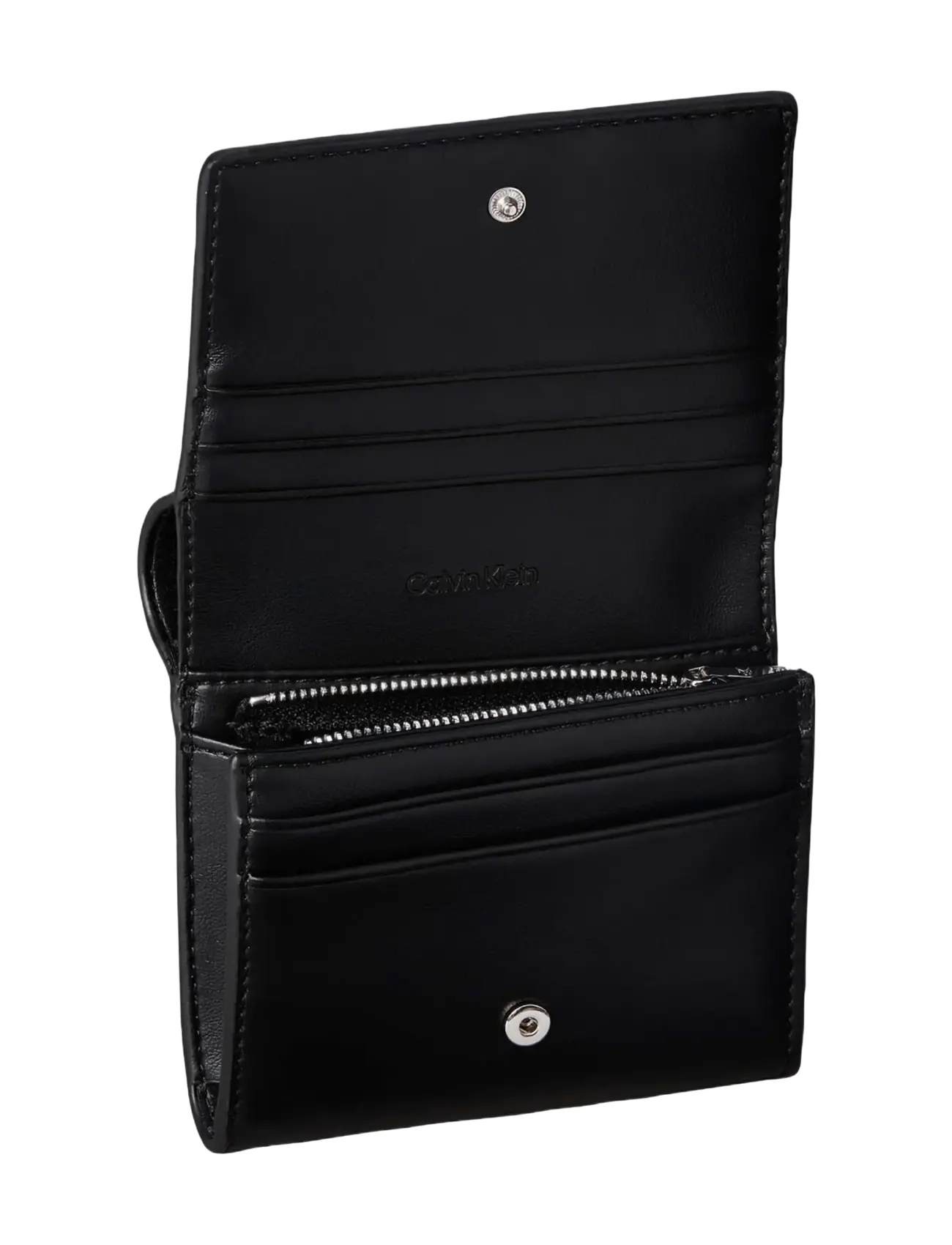 Calvin Klein - BOLD CK MEDIUM BIFOLD - plånböcker - black white - 2