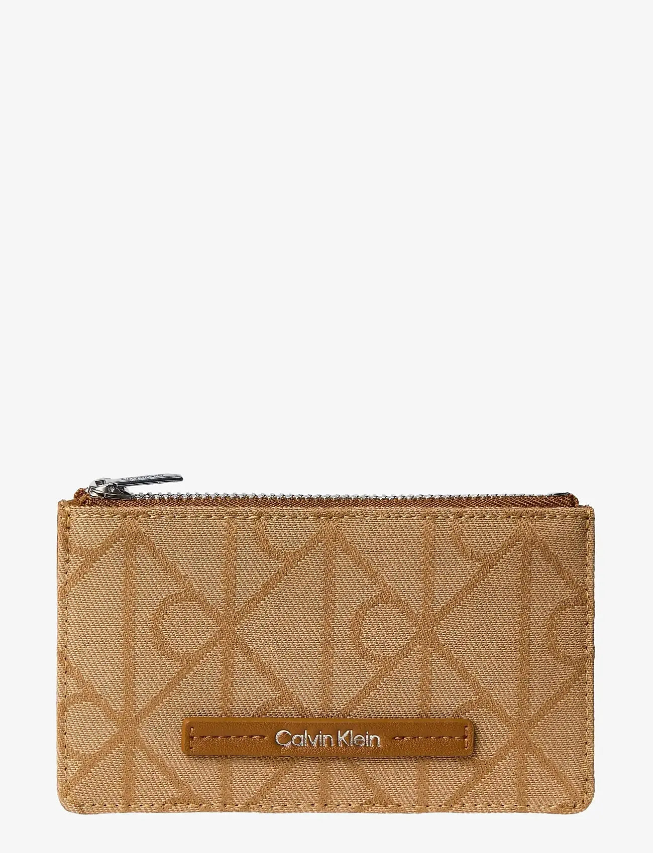 Calvin Klein - EMBLEM AOP JACQUARD CARDCASE - kortholdere - cornstalk tbd aop jqd - 0