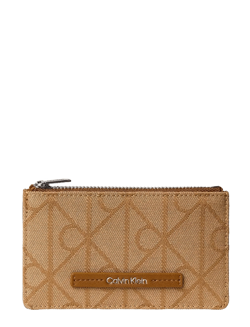 Calvin Klein - EMBLEM AOP JACQUARD CARDCASE - kortholdere - cornstalk tbd aop jqd - 0
