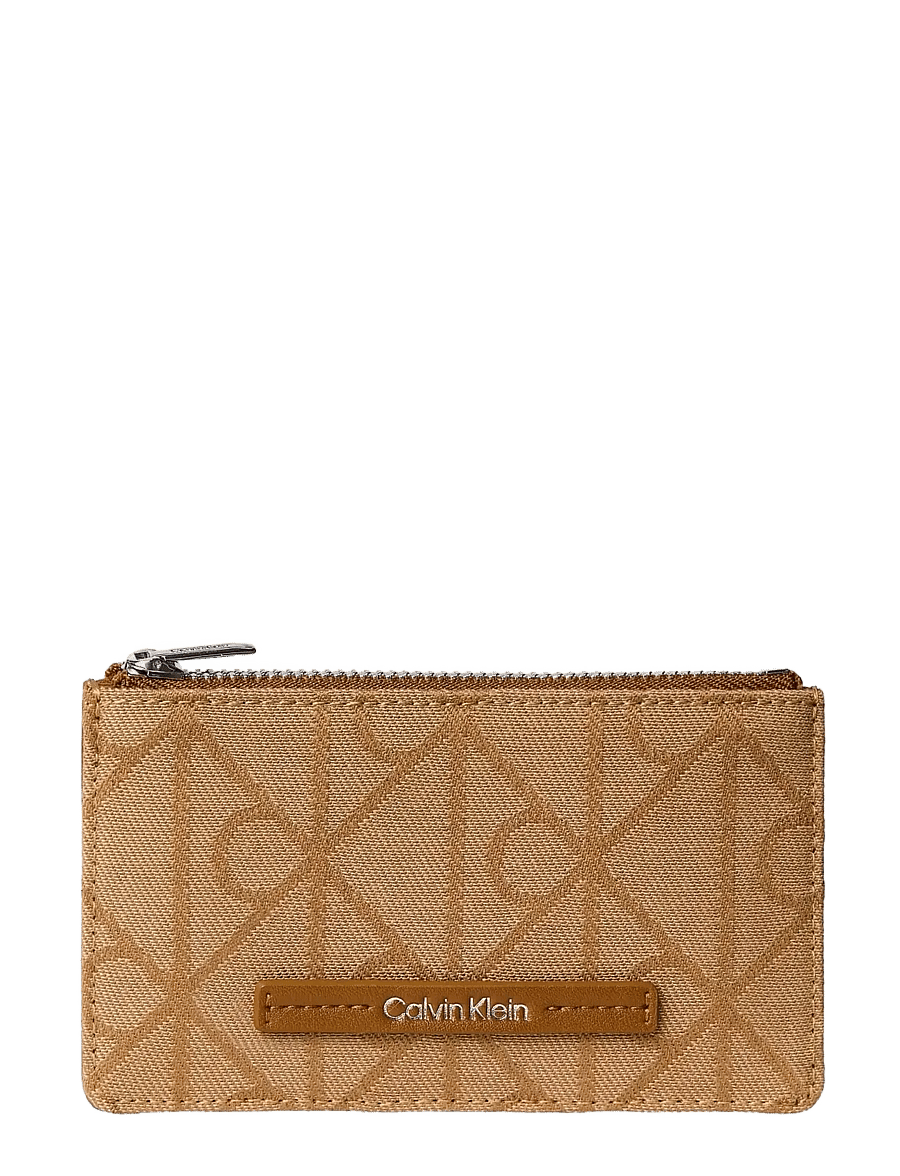 Calvin Klein - EMBLEM AOP JACQUARD CARDCASE - kortelių dėklai - cornstalk tbd aop jqd - 0