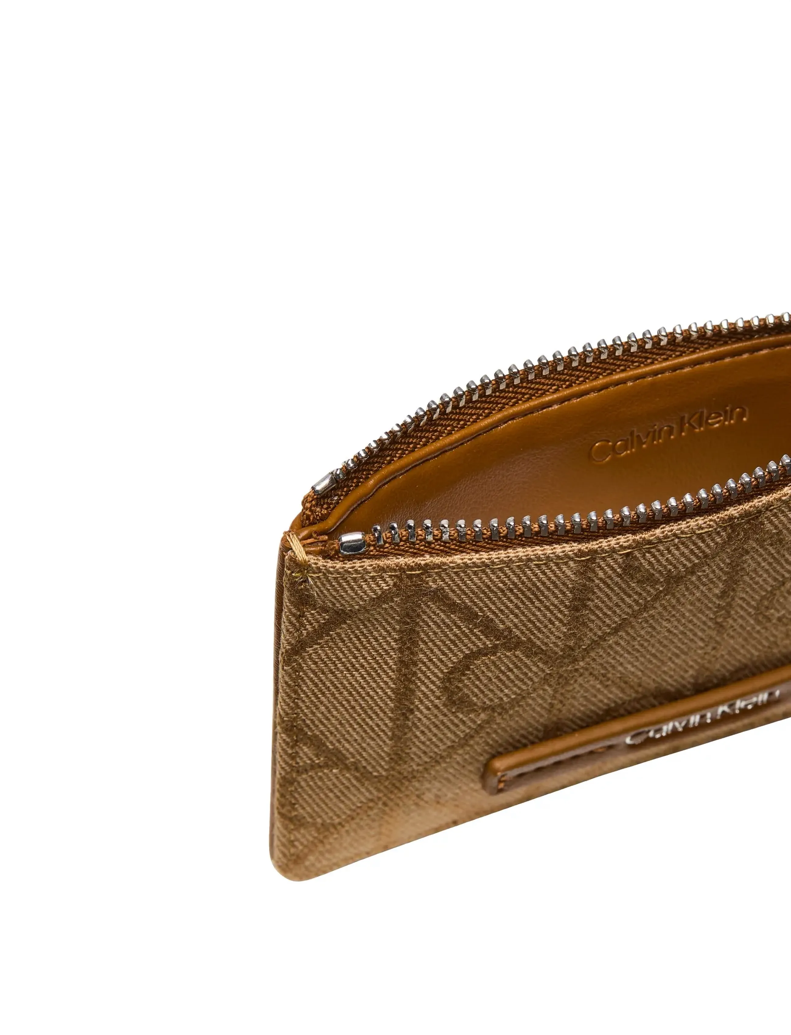Calvin Klein - EMBLEM AOP JACQUARD CARDCASE - kortelių dėklai - cornstalk tbd aop jqd - 2
