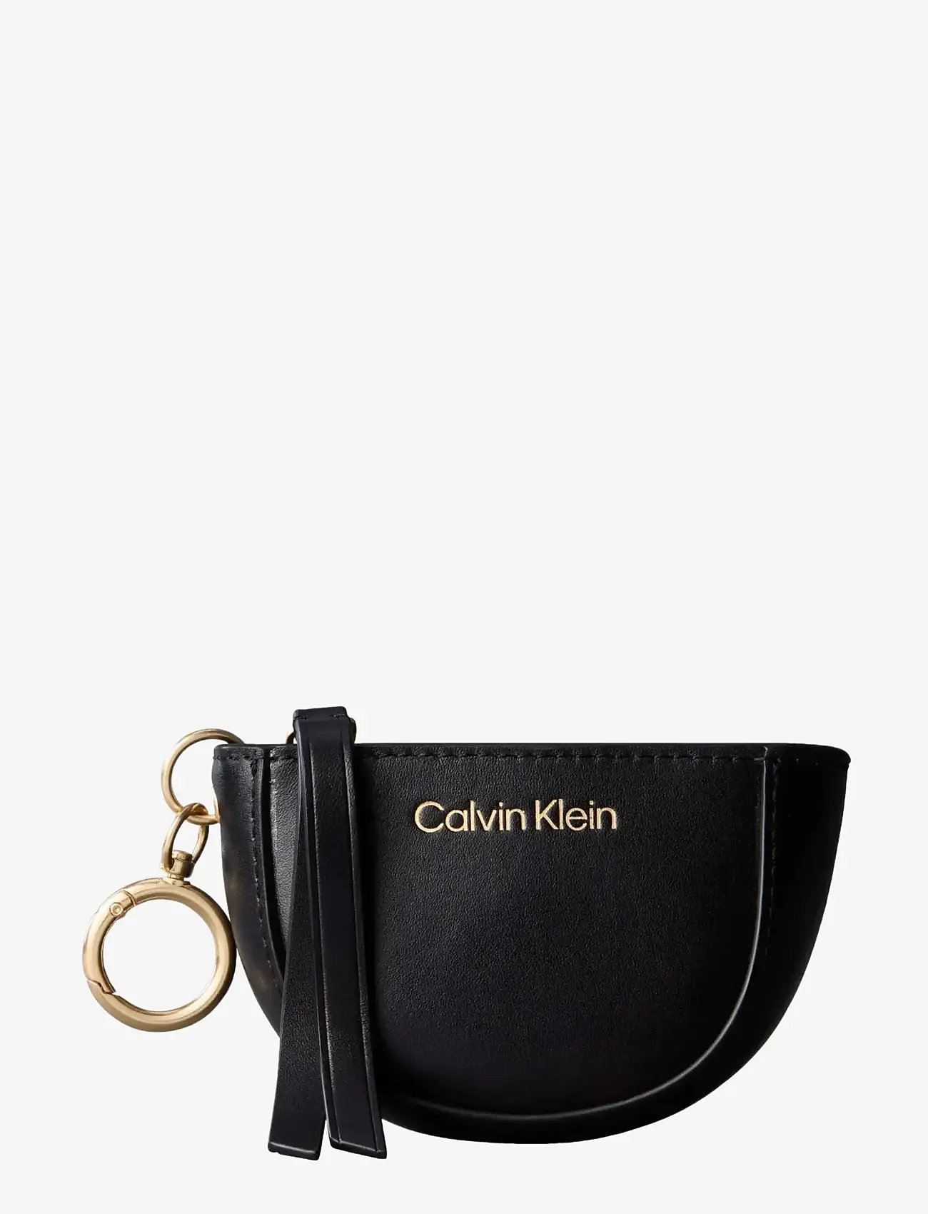 Calvin Klein - CK EMBOSSED MINI POUCH BAG CHARM - võtmehoidjad ja kotikaunistus - black - 0