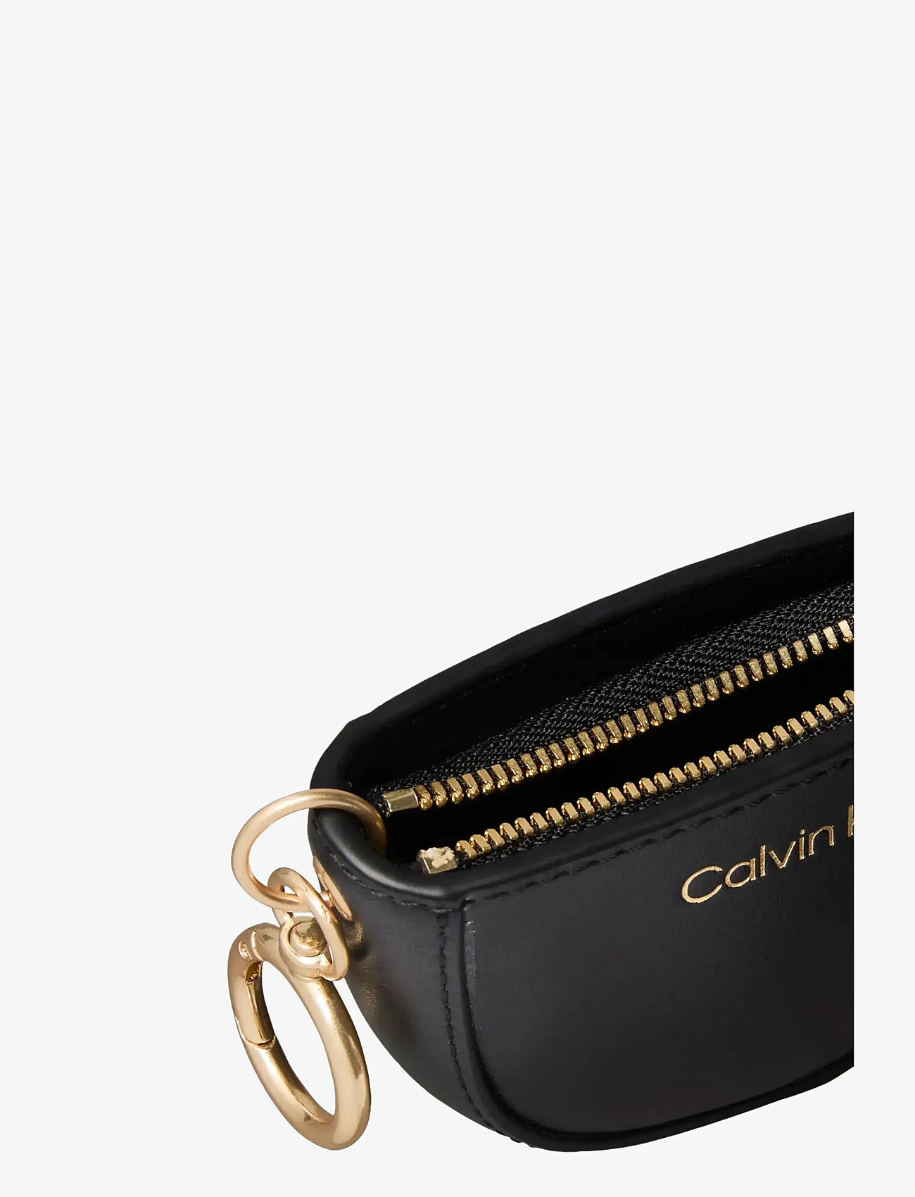 Calvin Klein - CK EMBOSSED MINI POUCH BAG CHARM - võtmehoidjad ja kotikaunistus - black - 2