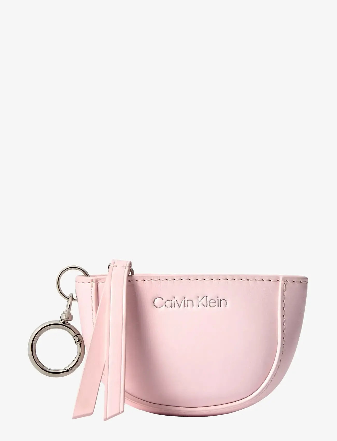 Calvin Klein - CK EMBOSSED MINI POUCH BAG CHARM - laveste priser - cradle pink - 0