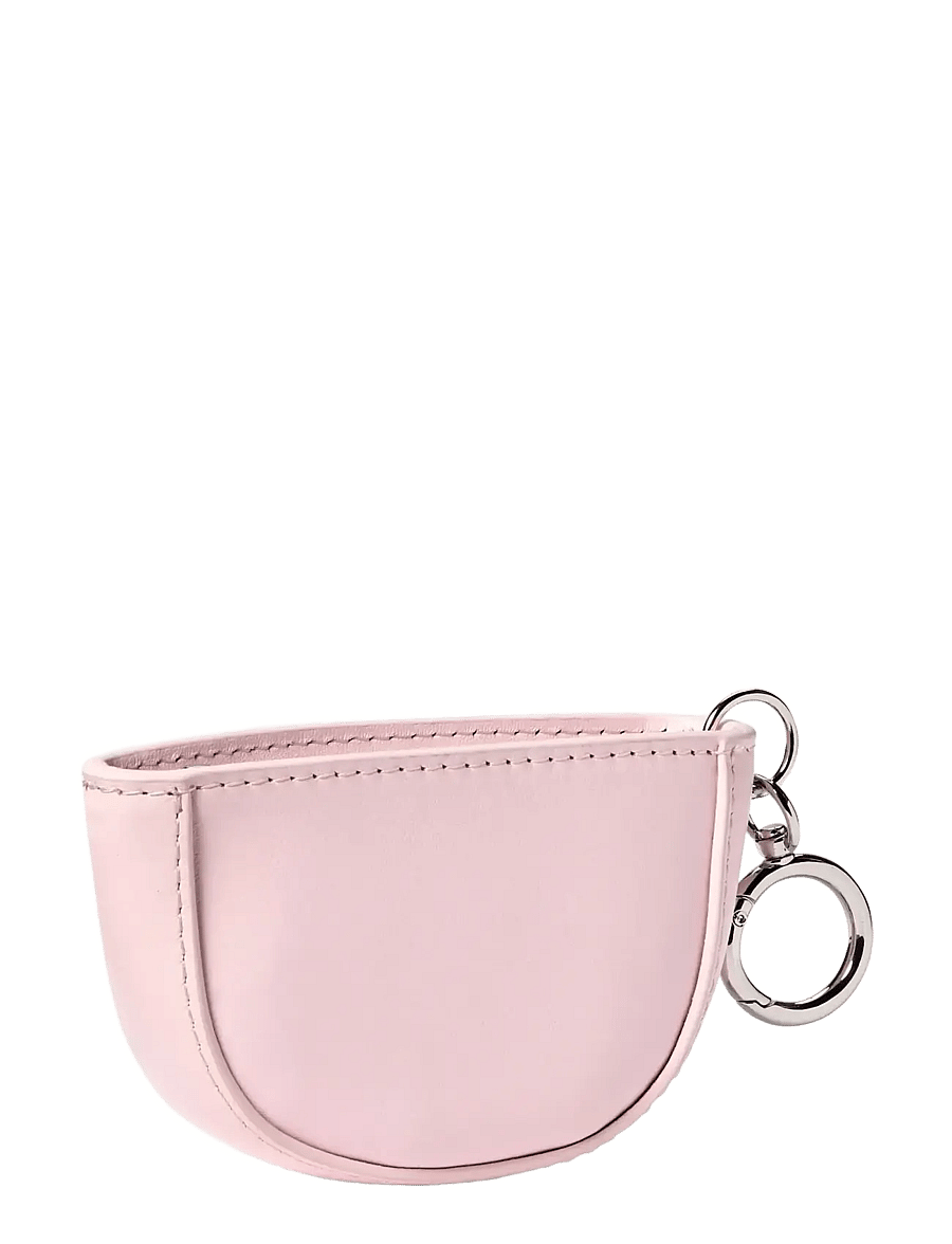 Calvin Klein - CK EMBOSSED MINI POUCH BAG CHARM - key rings & bag charms - cradle pink - 1