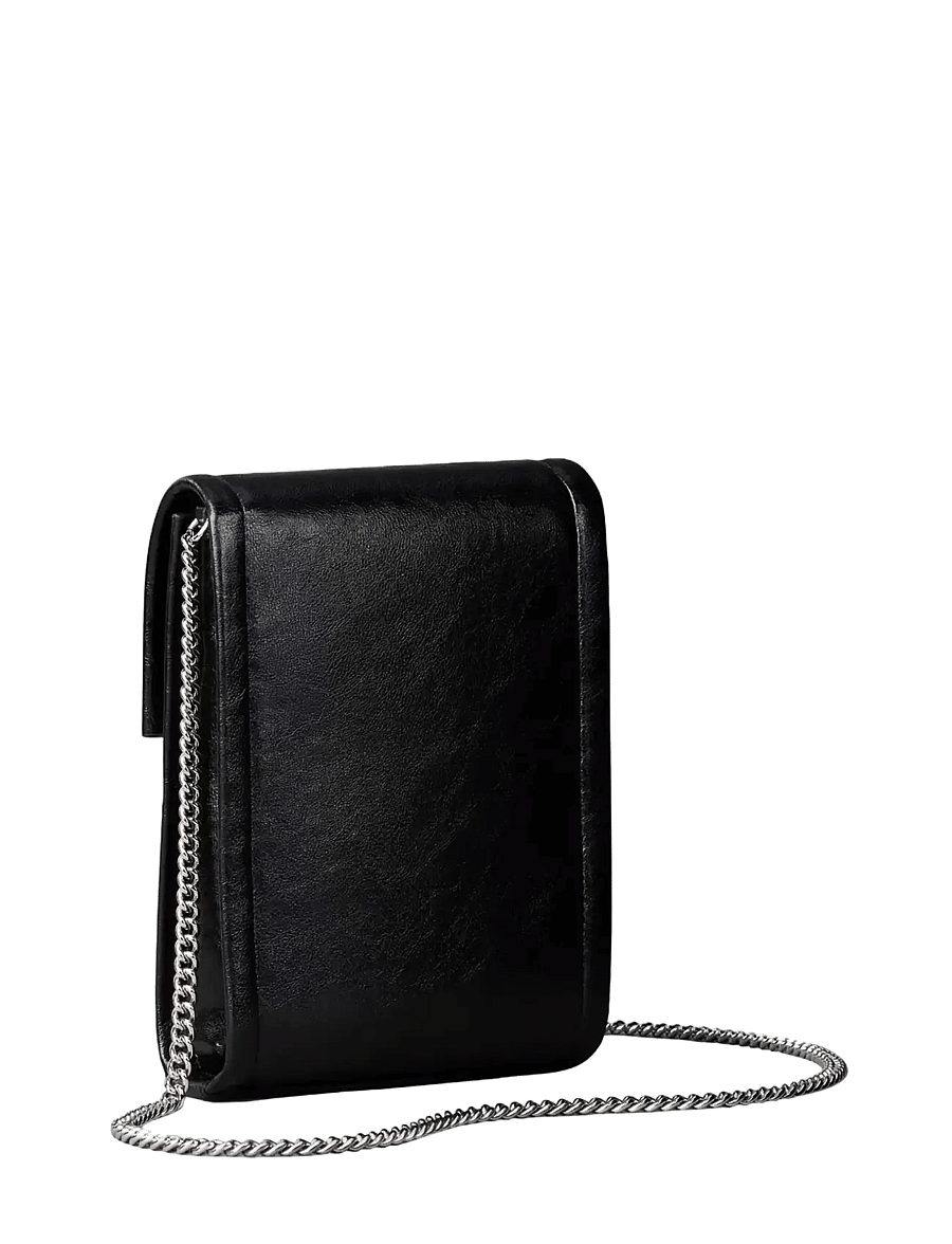 Calvin Klein - EMBLEM PHONE CROSSBODY - umhängetaschen - black - 1