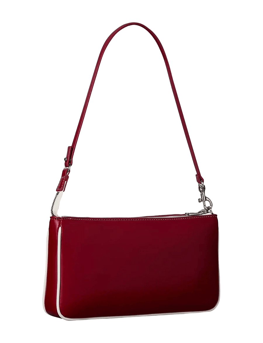 Calvin Klein - CONTRAST CK CONVERTIBLE POUCH - schultertaschen - bordeaux wine - 2