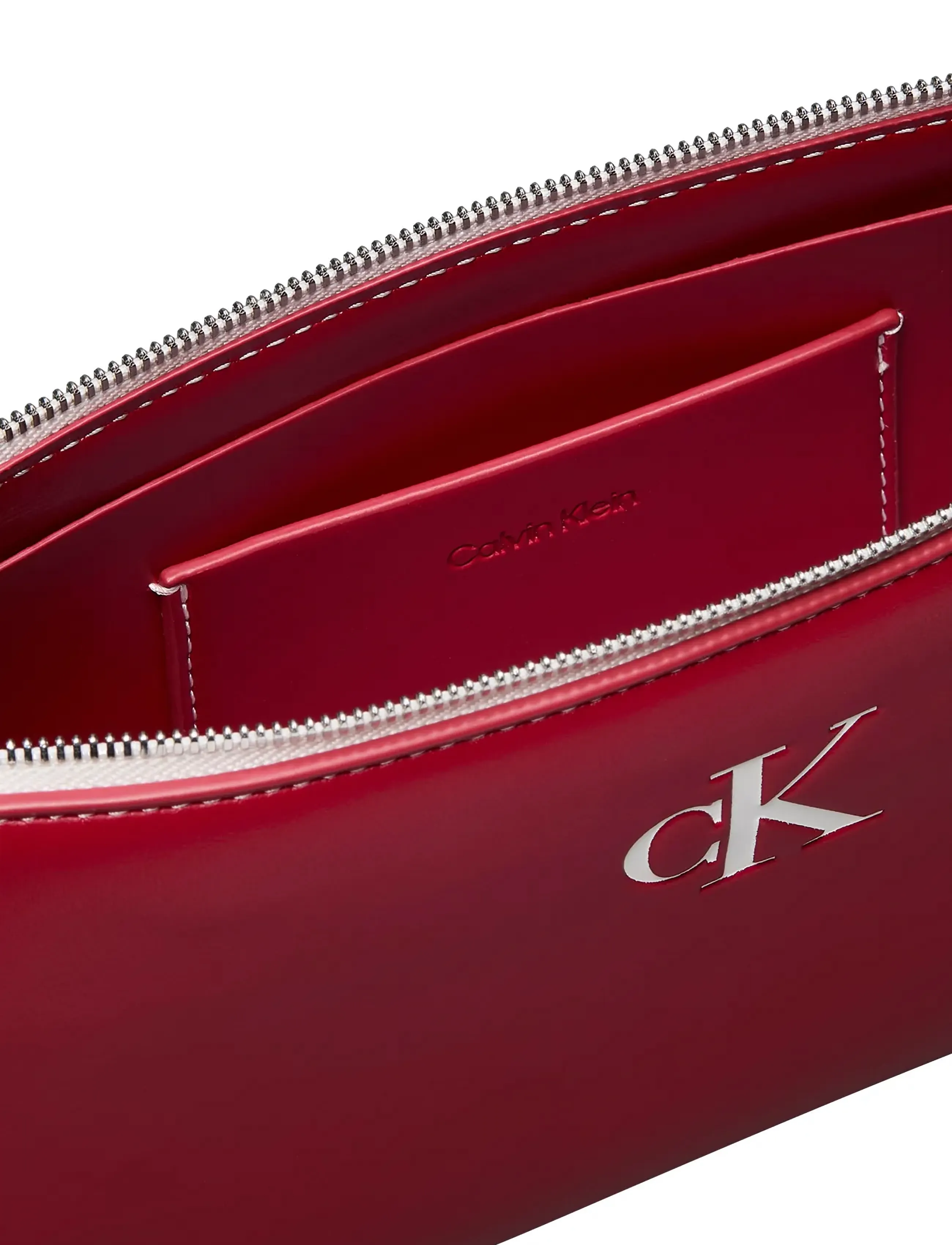 Calvin Klein - CONTRAST CK CONVERTIBLE POUCH - schultertaschen - bordeaux wine - 3