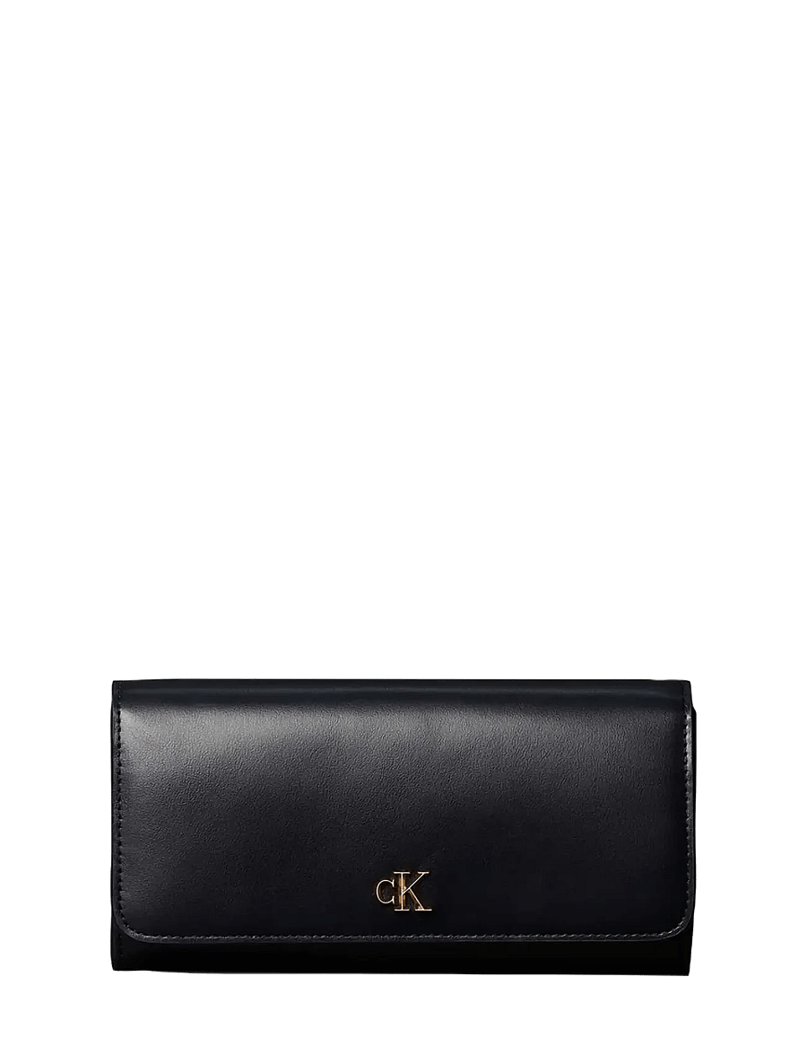 Calvin Klein - CK LONG WALLET - plånböcker - black - 0