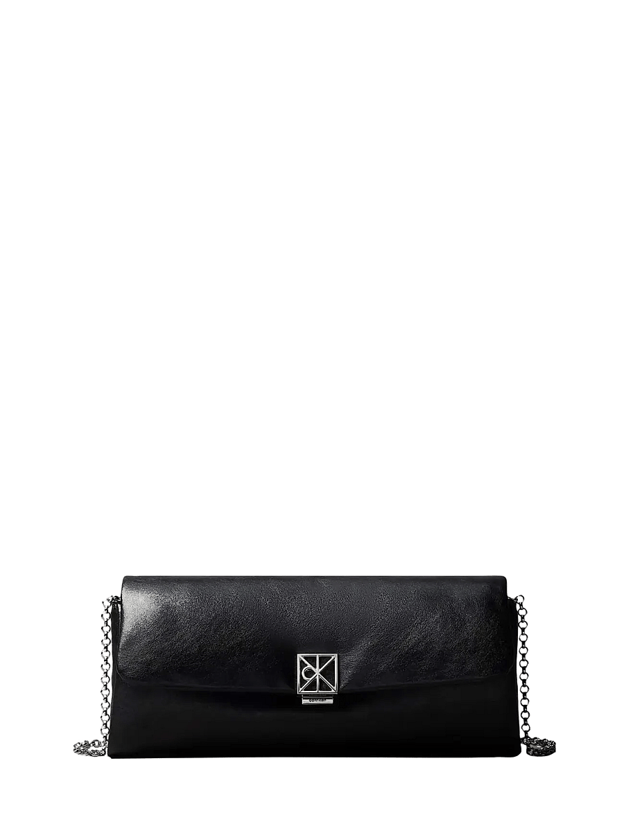 Calvin Klein - EMBLEM HW PADDED CLUTCH - special occasions - black - 0