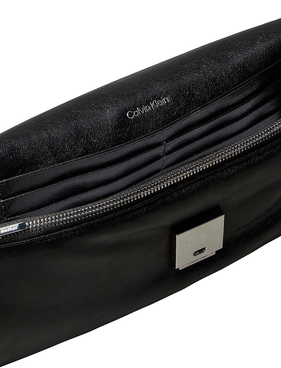 Calvin Klein - EMBLEM HW PADDED CLUTCH - special occasions - black - 2