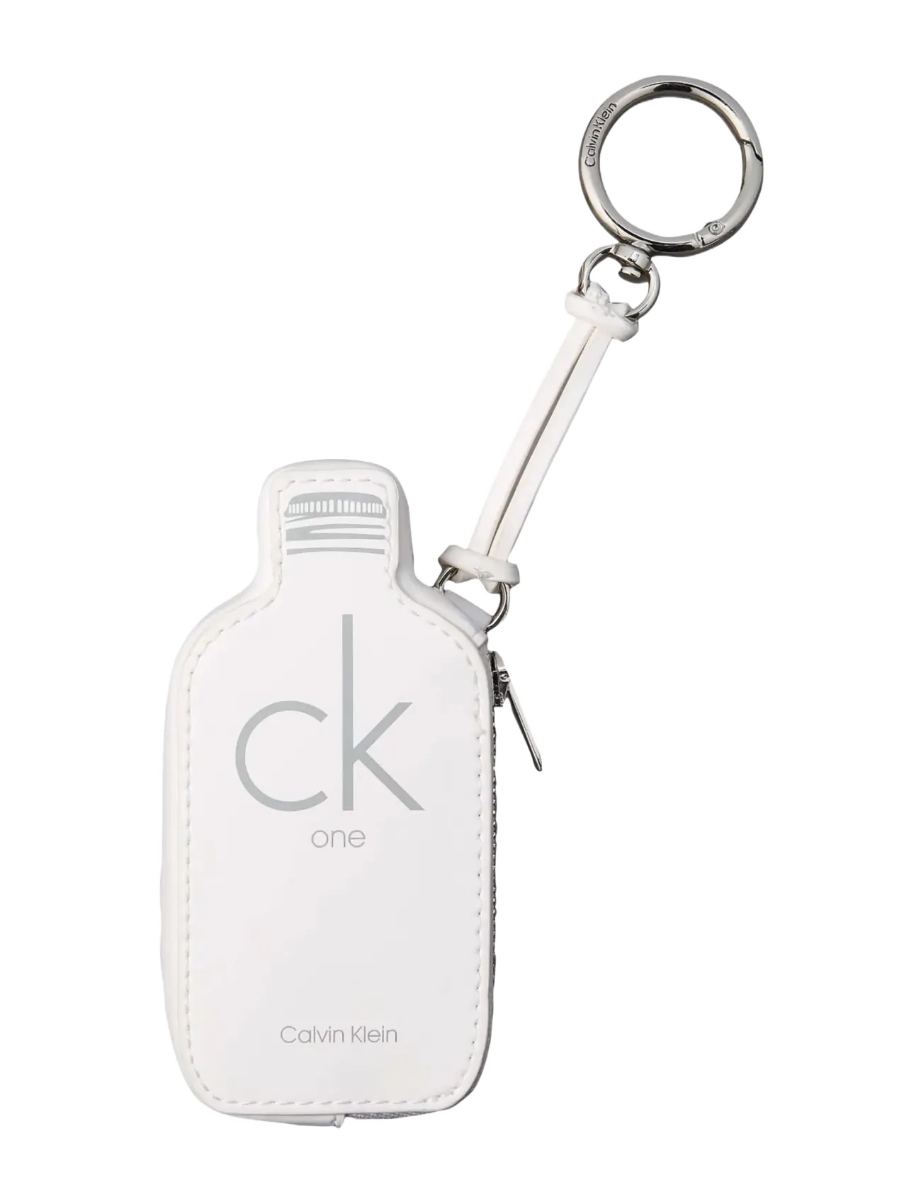 Calvin Klein CK ONE BOTTLE ZIP SMALL POUCH - Packfächer - WHITE ALYSSUM / white
