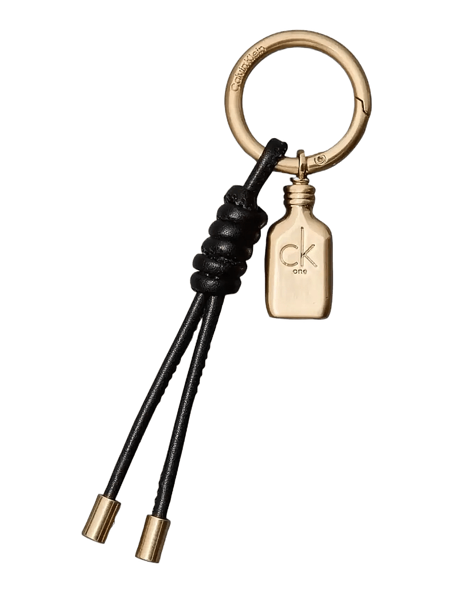 Calvin Klein - CK ONE BOTTLE MINI KEY CHARM - key rings & bag charms - black - 0