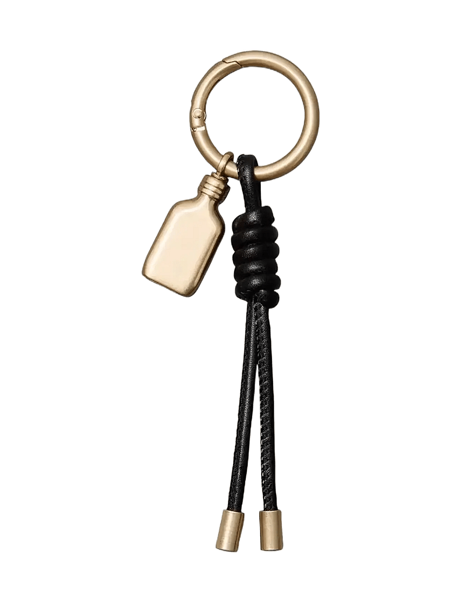 Calvin Klein - CK ONE BOTTLE MINI KEY CHARM - key rings & bag charms - black - 1