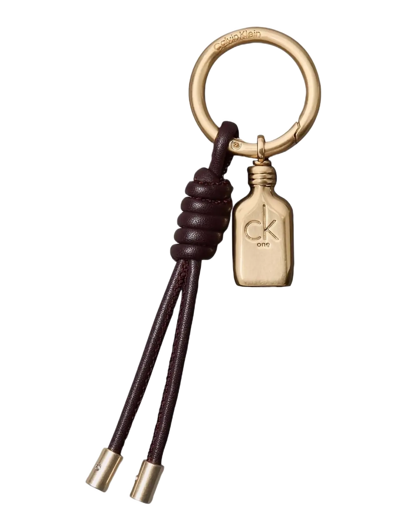Calvin Klein CK ONE BOTTLE MINI KEY CHARM - Kotid - FUDGE / brown