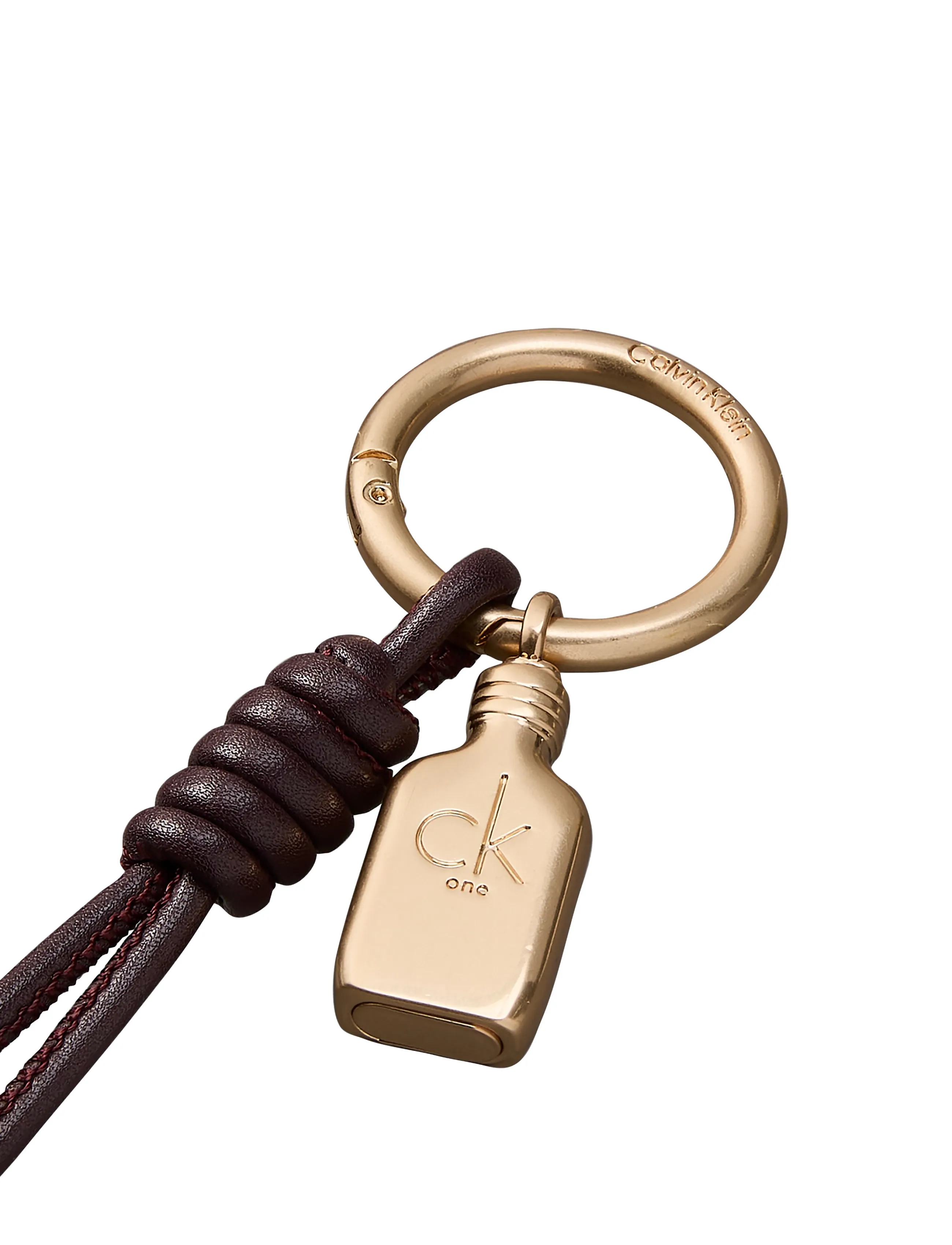 Calvin Klein - CK ONE BOTTLE MINI KEY CHARM - võtmehoidjad ja kotiripatsid - fudge - 2