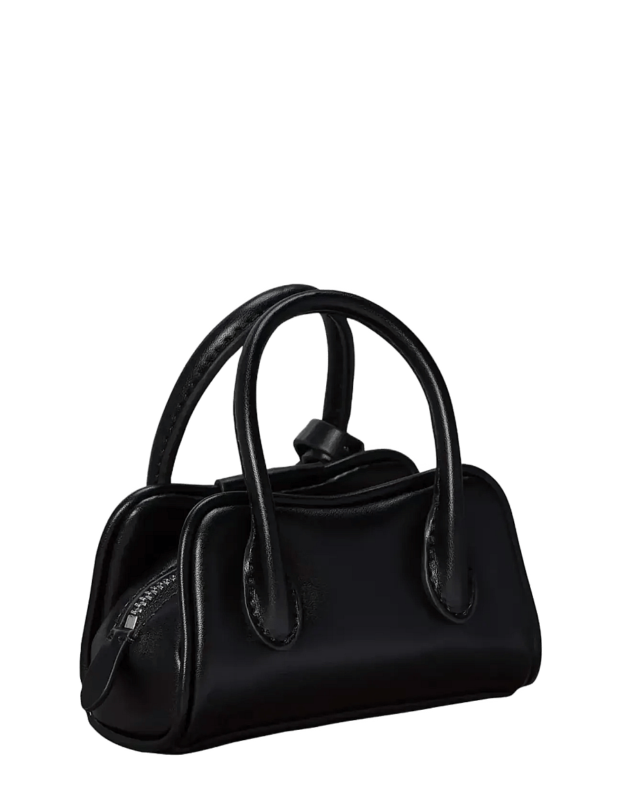 Calvin Klein - EMBLEM TRIO MINI BAG CHARM - handbags - black - 1